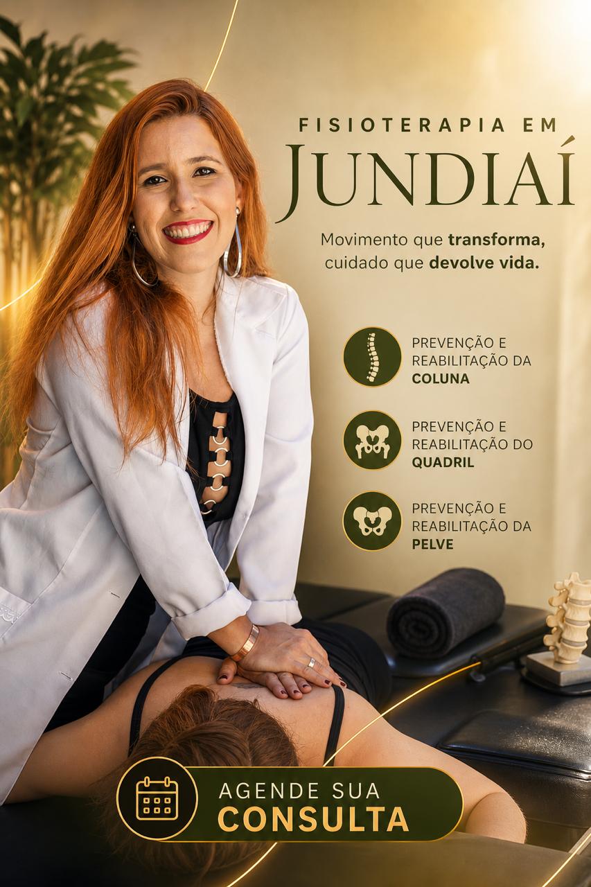 Atendimento de fisioterapia de Aline Olivares em Jundiaí