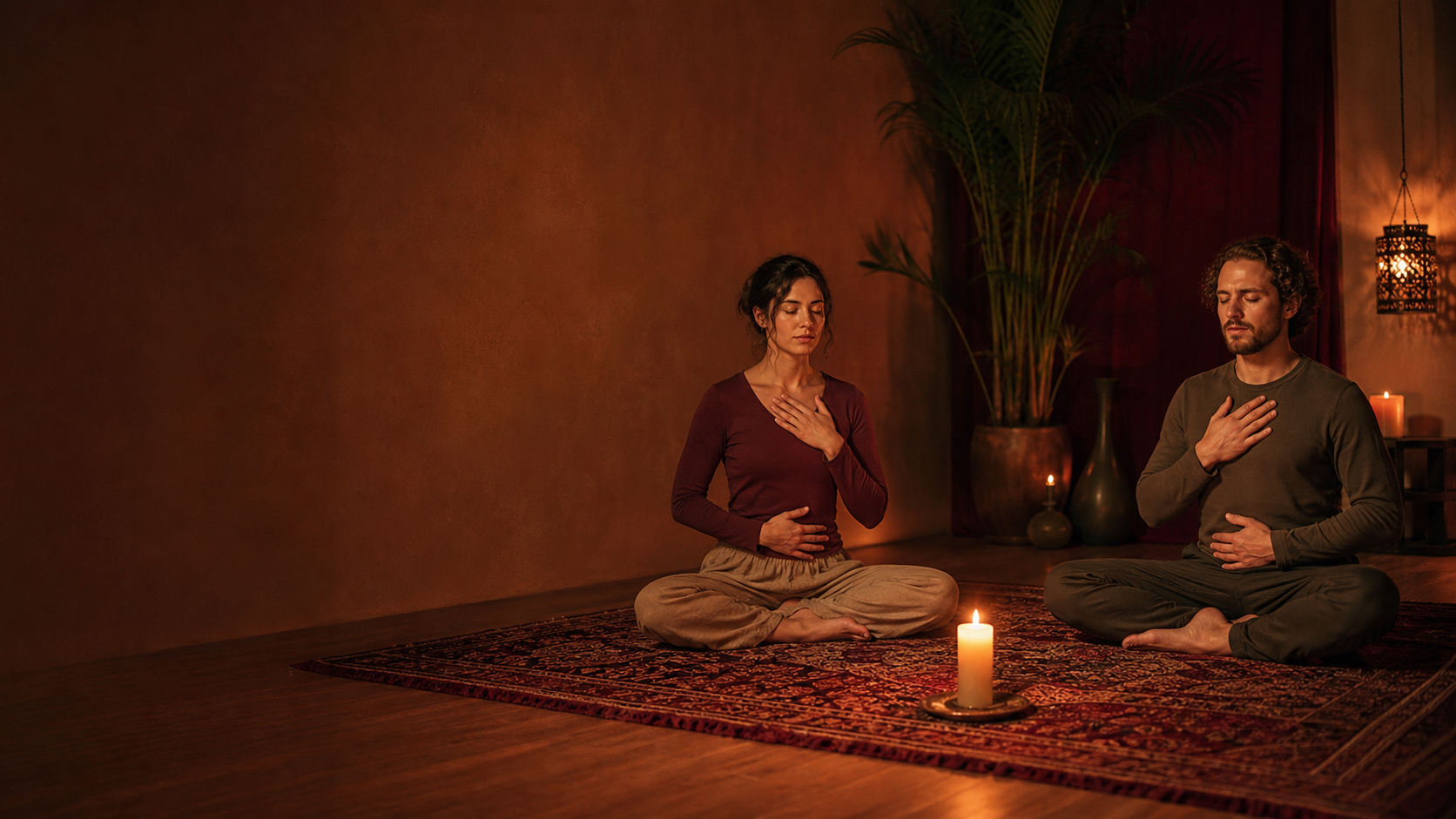 Prática de presença e meditação tântrica