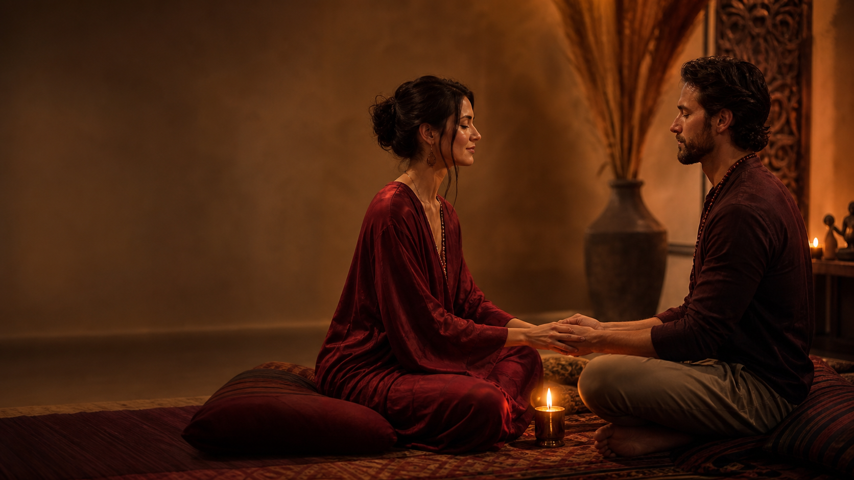 Prática de presença e meditação tântrica