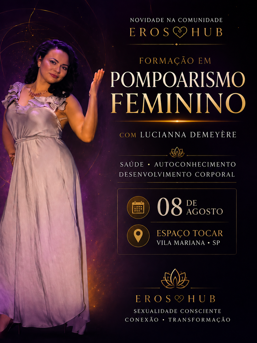 Arte da Formação em Pompoarismo Feminino com Lucianna Demeyère