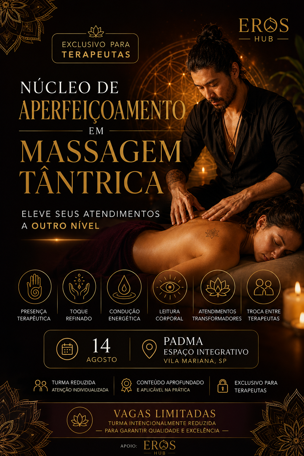 Arte do Núcleo de Aperfeiçoamento em Massagem Tântrica