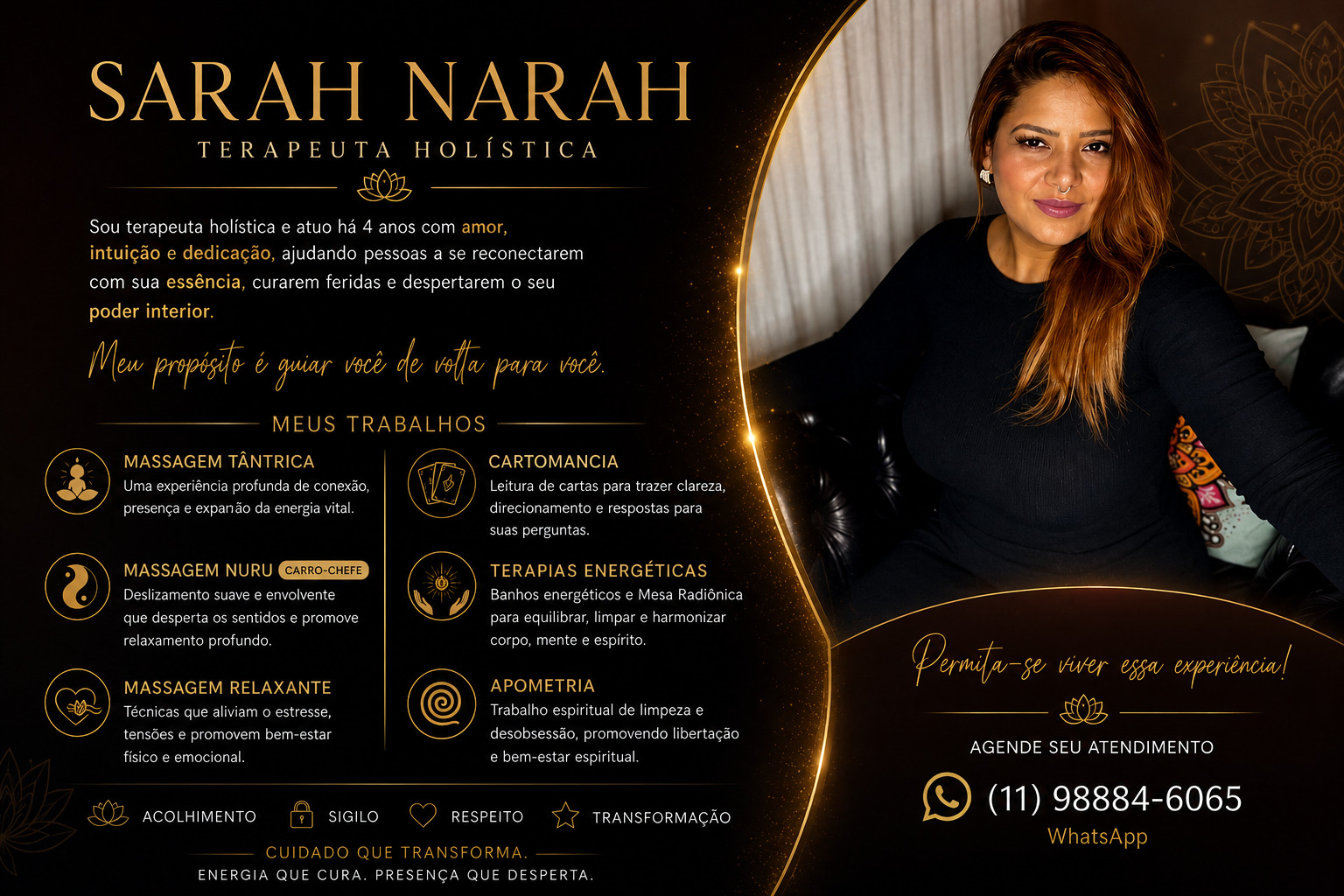 Apresentação de Sarah Narah